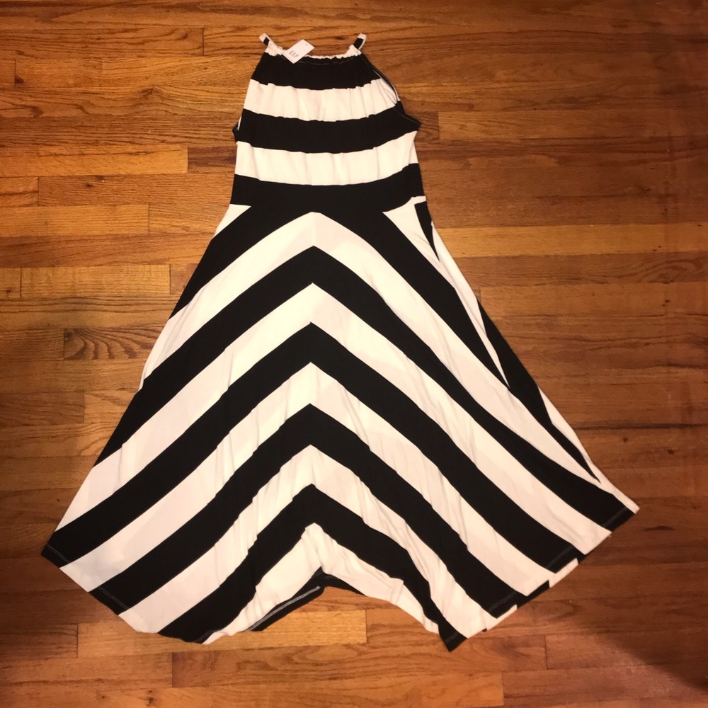 Gap A line striped dress